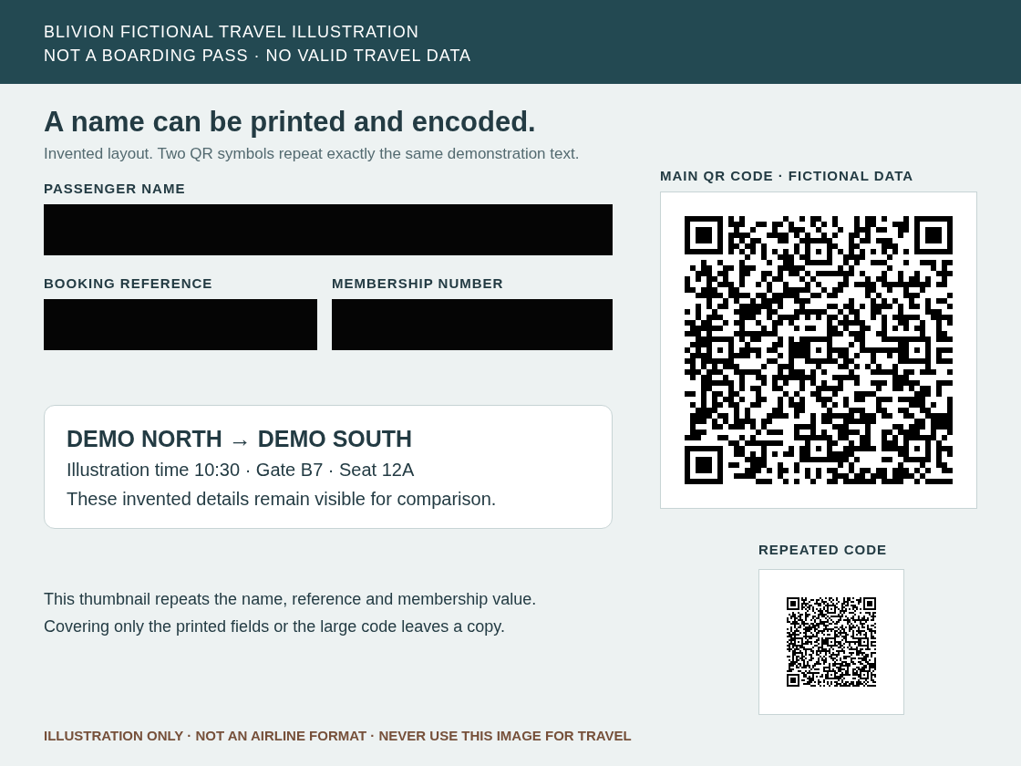 Actual saved PNG with three printed fields covered while the main and repeated QR symbols remain visible.